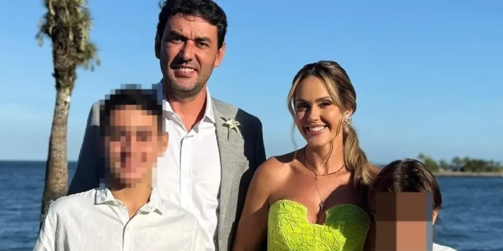 Thales Machado, Sarah Tinoco Araújo e os filhos