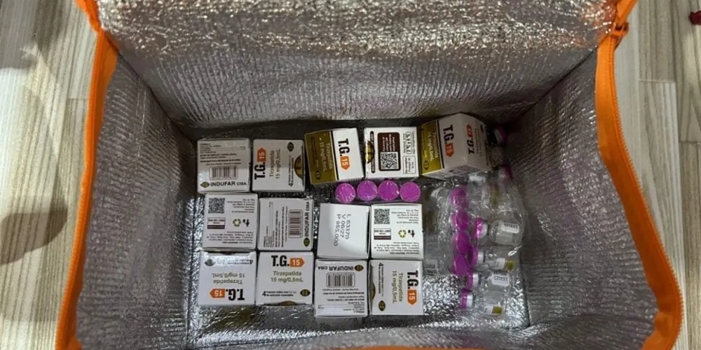 Medicamentos apreendidos pela Polícia Federal