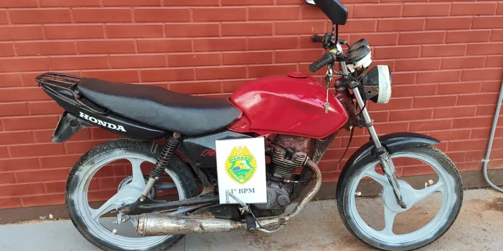 Motocicleta recuperada