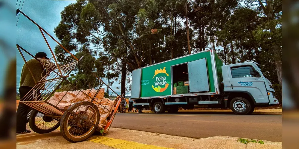 População pode trocar recicláveis por frutas e verduras no Feira Verde
