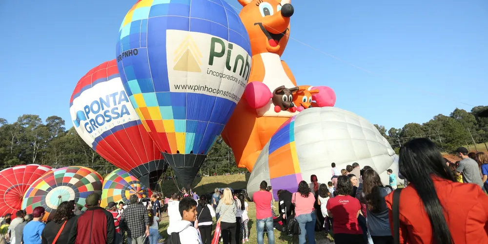 O Festival de Balonismo de Ponta Grossa está previsto para acontecer em 2026