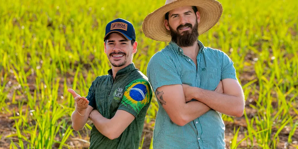 O evento encerrou com uma palestra dos influenciadores Primos Agro