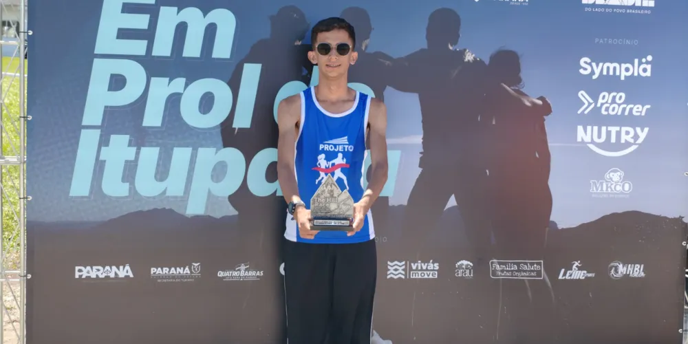 Gustavo Padilha competiu na prova de 7 km da categoria Sub-20 Classic