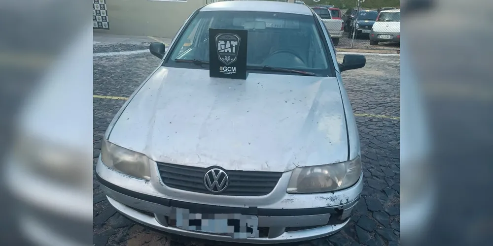 Veículo apreendido pela GCM