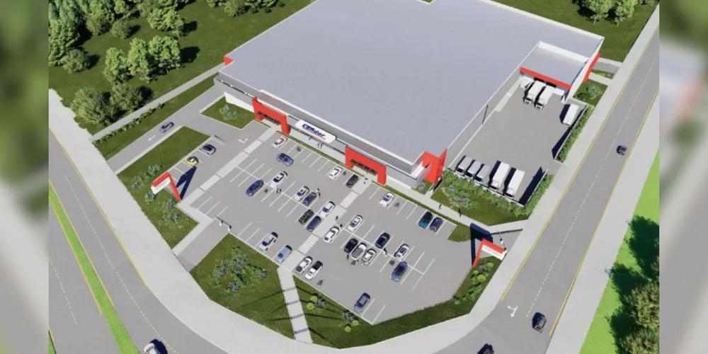 Hipermercado será instalado às margens da Avenida Visconde de Taunay, no cruzamento coma rua Prefeito Albary Guimarães