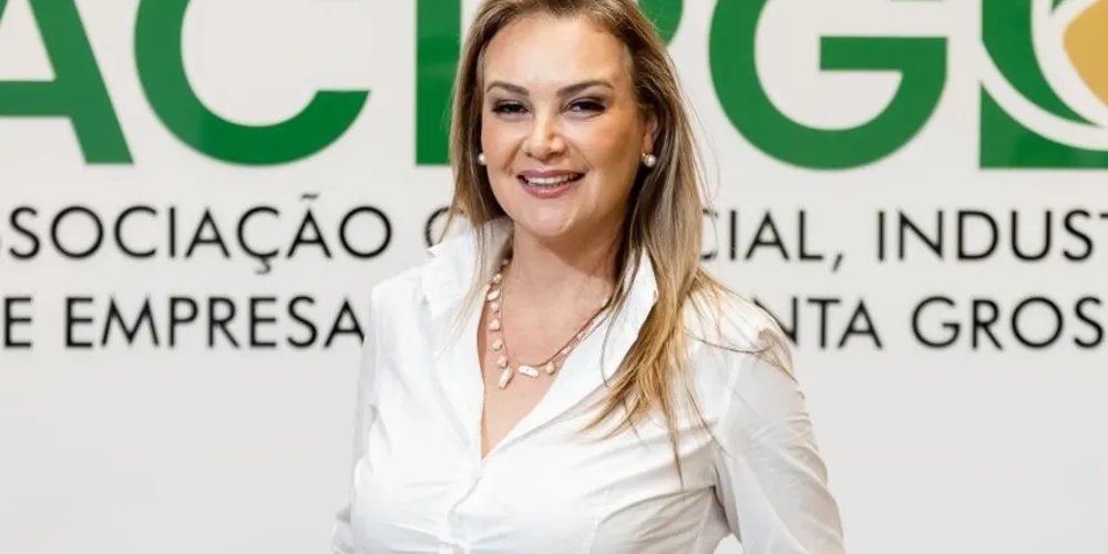 Giorgia é a primeira mulher eleita para comandar a ACIPG em mais de um século de história
