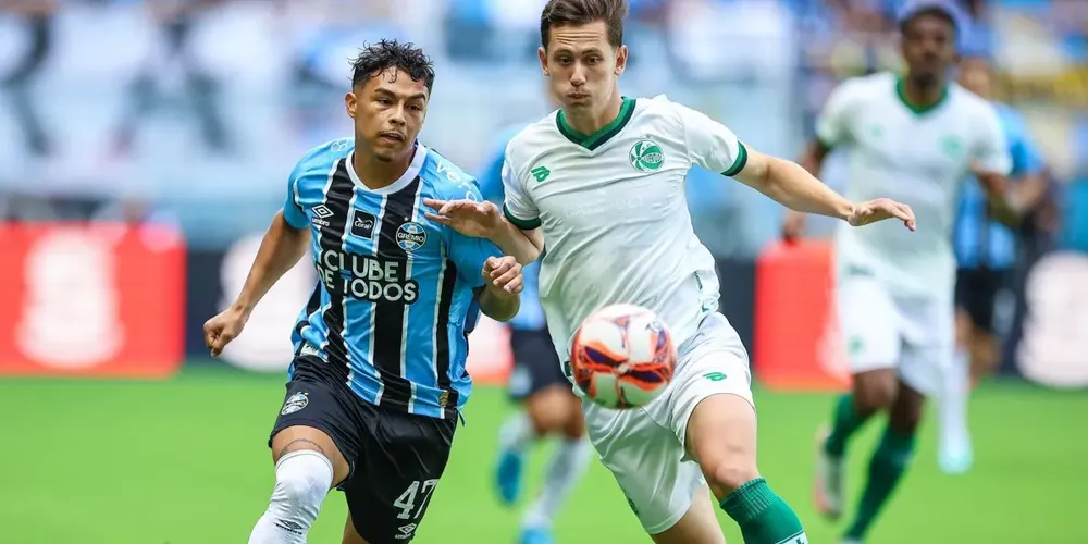 O Internacional lidera com 15 pontos, seguido pelo Juventude com 12, e o Grêmio em terceiro com 10 pontos.