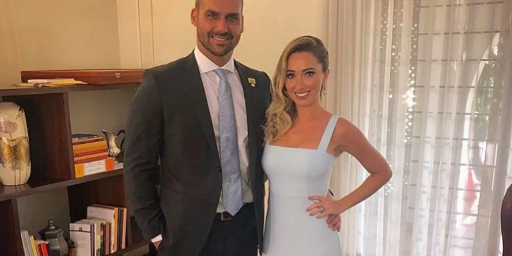 Heloísa e Eduardo Bolsonaro