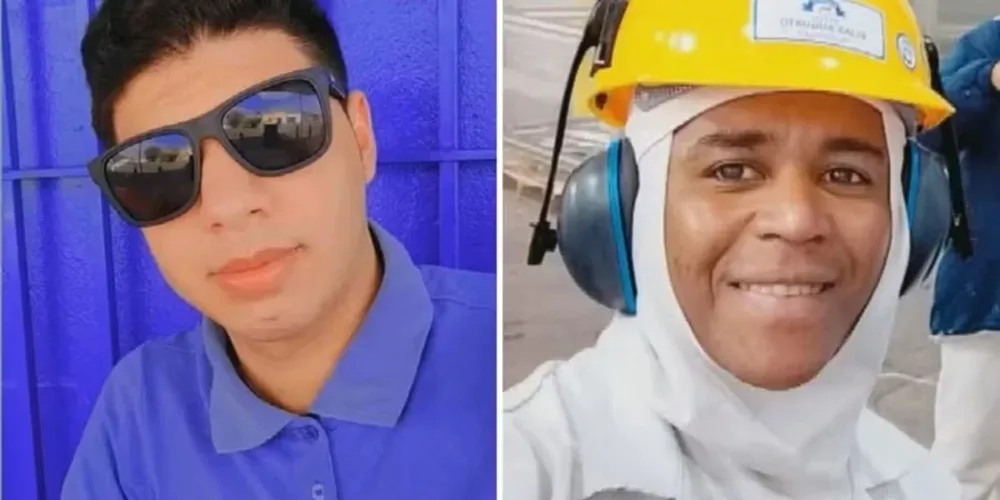 À esquerda, Danilo José, vítima do caso, e à direita, Elias Augusto, o autor do crime