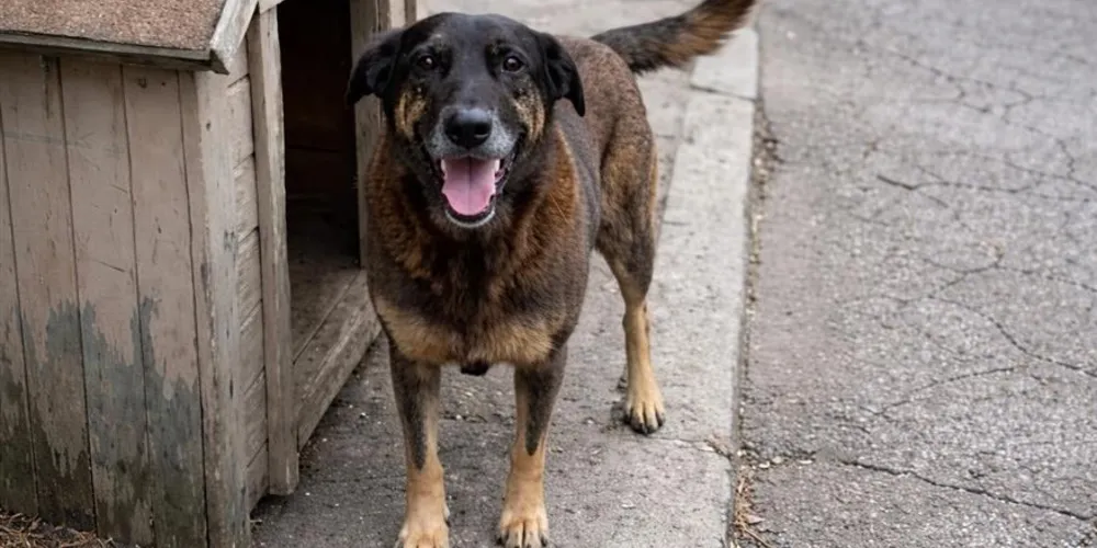 Cão Orelha, conhecido na região da Praia Brava, em Florianópolis, morto após agressões