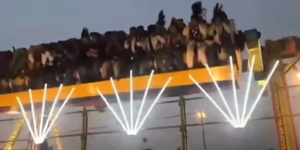 O acidente aconteceu por volta das 18h do horário local