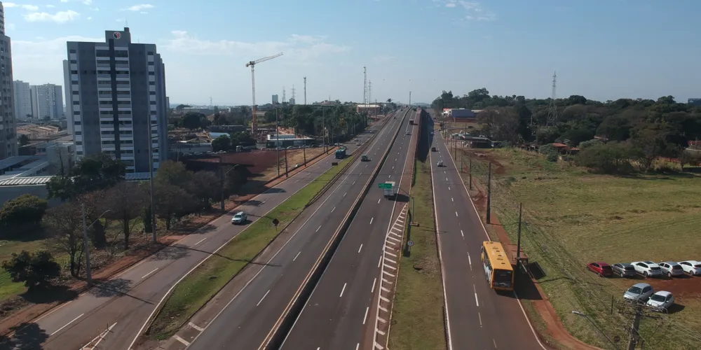 Trecho urbano da PR-445, em Londrina, recebe intervenções de pavimentos e conservação