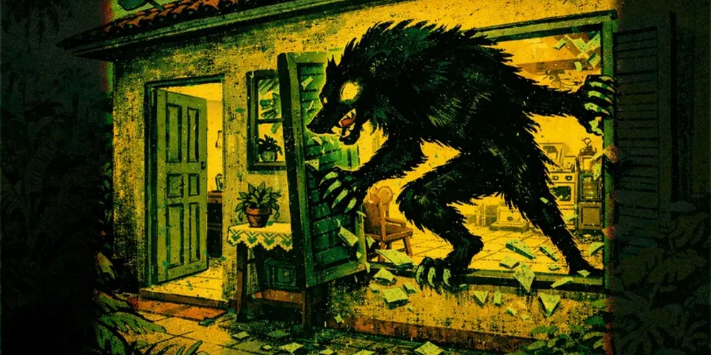 O filho, que é cego, confirmou a versão e afirmou que a figura os persegue há anos