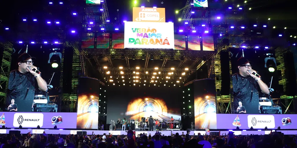 Banda reuniu mais de 153 mil pessoas no litoral parananese