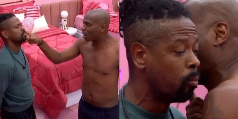 A discussão entre os dois teria começou quando Leandro entrou no quarto e acendeu a luz