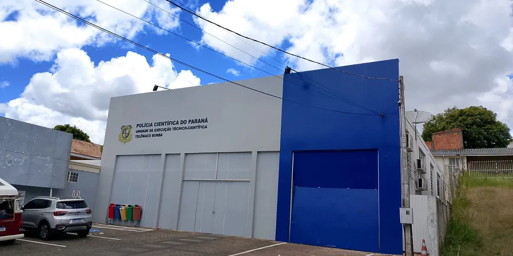 O IML terá seu serviço realizado na Unidade Técnico-Científica instalada em Telêmaco Borba