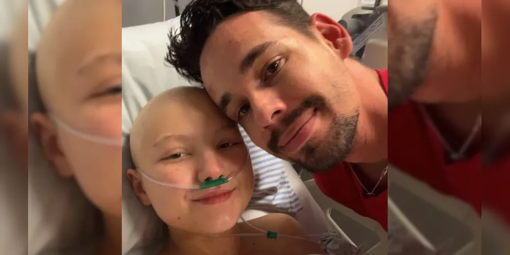 Isabel Veloso ao lado de seu marido, Lucas Borbas