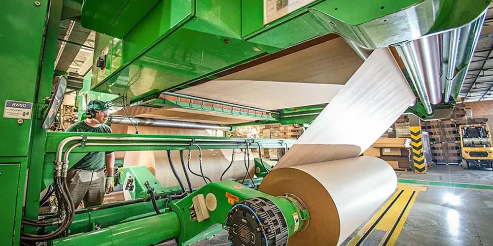 Atividades produtivas na empresa Klabin