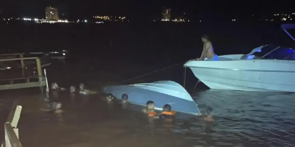 Ocorrência foi registrada por volta das 23h