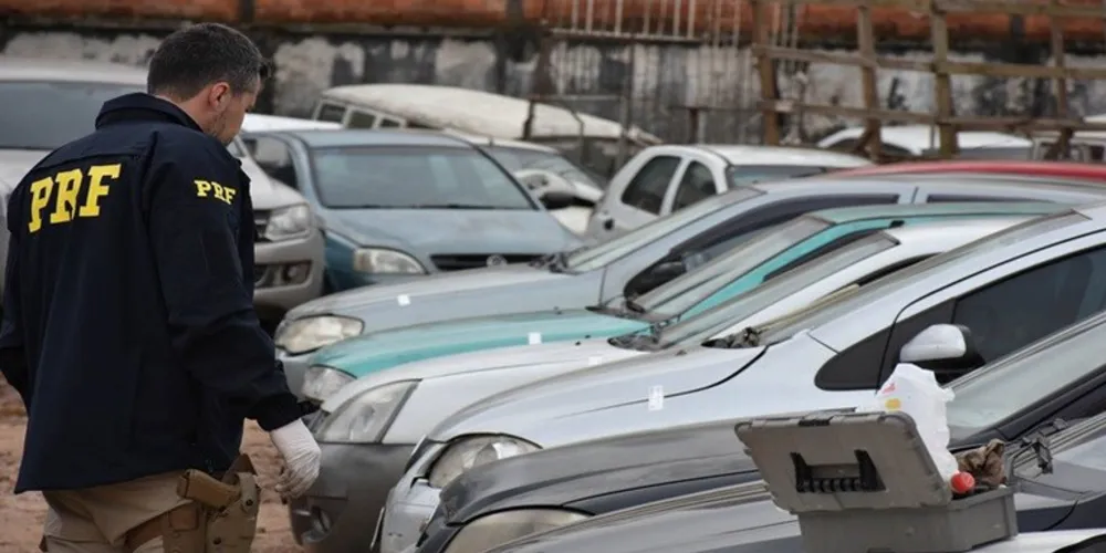 Interessados podem visitar os pátios da PRF no Paraná