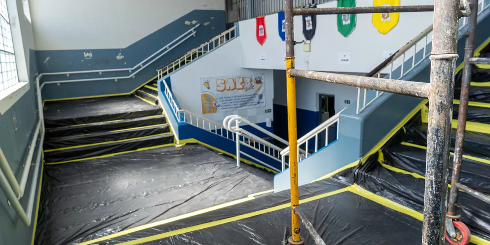 Reformas durante as férias modernizam colégios estaduais do Paraná e ampliam conforto e acessibilidade