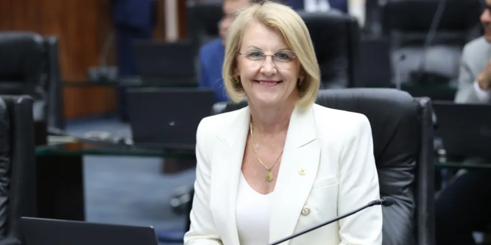 A deputada Secretária Márcia Huçulak (PSD)