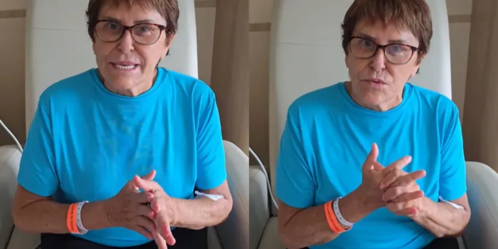 Segundo ela, o desconforto começou de forma repentina.