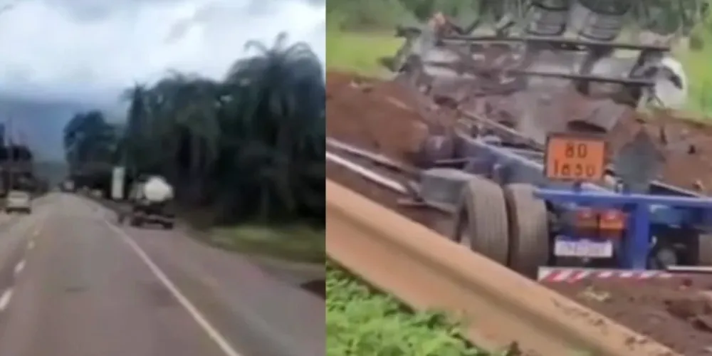 Condutor teve apenas escoriações leves