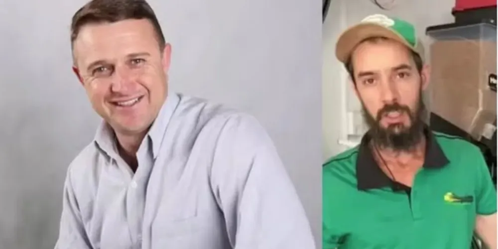 O ex-prefeito, Eugênio Milton Bittencourt, e o ex-secretário de Agricultura, Rodison José Savoldi