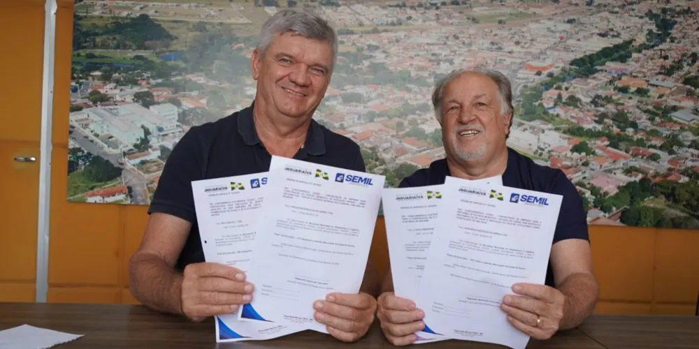 Juca Sloboda e Reginaldo Cheirubim anunciaram os investimentos