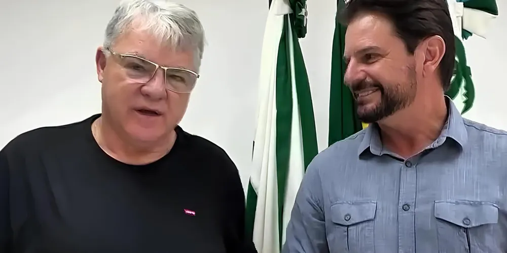 Altamir Sanson e Márcio Wozniack estiveram reunidos na manhã desta quinta-feira (29)