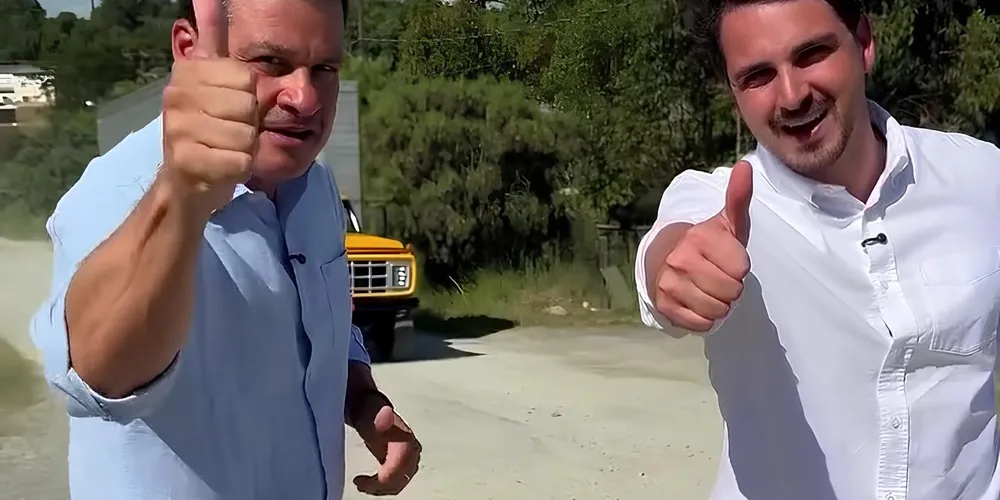 Na última sexta-feira (23), o secretário Sandro Alex esteve no Distrito Industrial, acompanhado do prefeito Emiliano Gomes