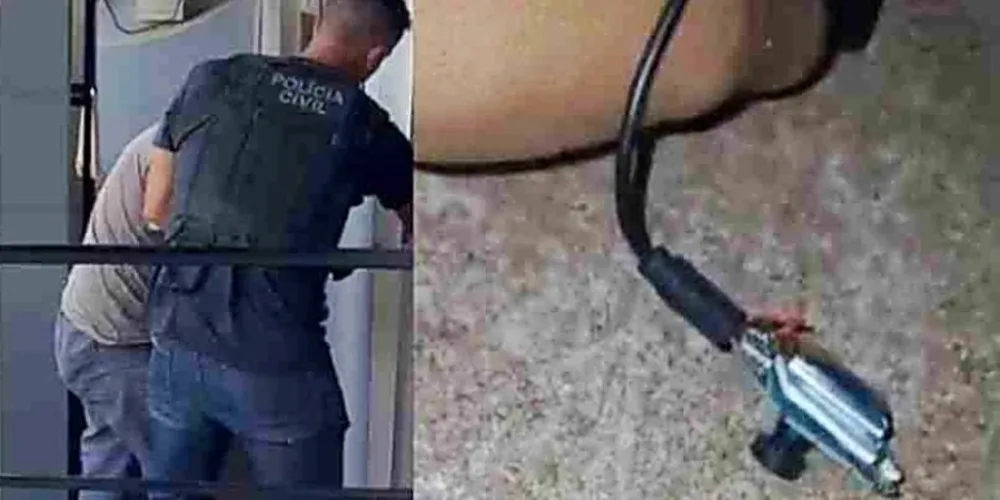 Após ser questionado, o homem confessou aos policiais que ele mesmo instalou o equipamento