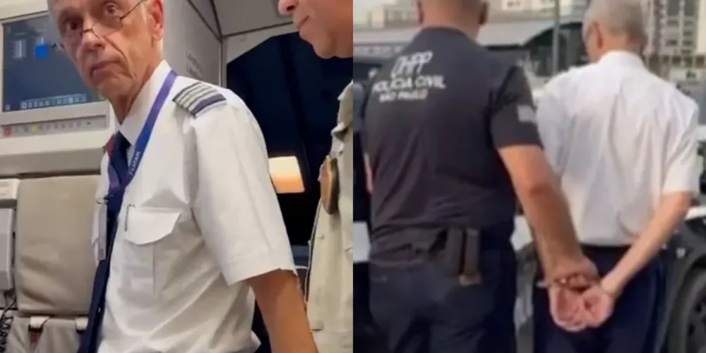 . Piloto foi preso no Aeroporto de Congonhas