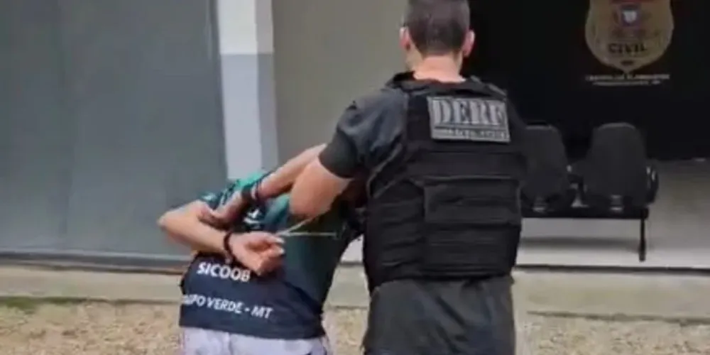 Suspeito foi preso pela Polícia Civil