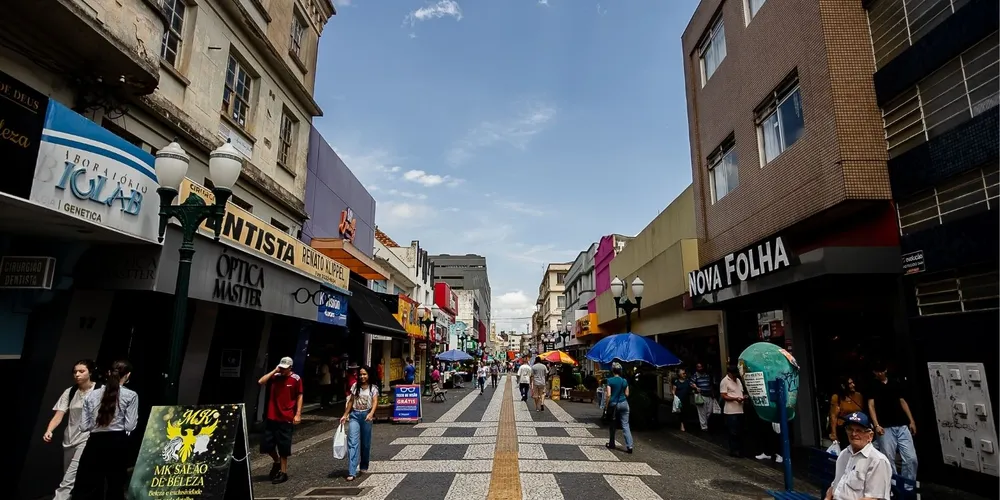 Calçadão de Ponta Grossa