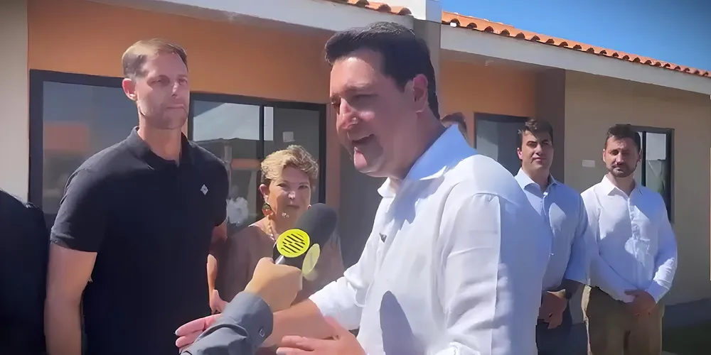 Ratinho Junior conversou com o Portal aRede nesta terça-feira (3)