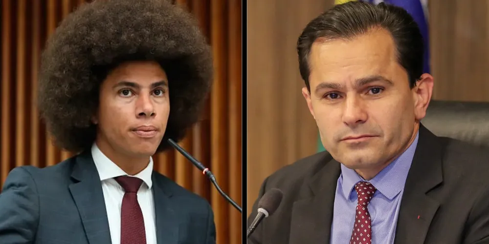 O deputados Marcio Pacheco (Progressistas) e Renato Freitas (PT)