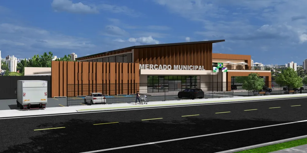 A nova estrutura será construída no espaço onde hoje funciona o estacionamento do Parque de Exposições Lacerda Wernek