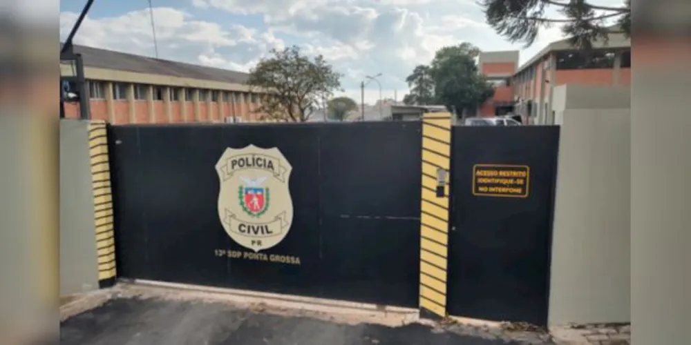 Ele foi encaminhado para a delegacia