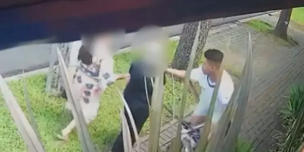 Vídeo mostra ação atribuída ao suspeito da “gangue da correntinha”, preso nesta quarta-feira em Curitiba