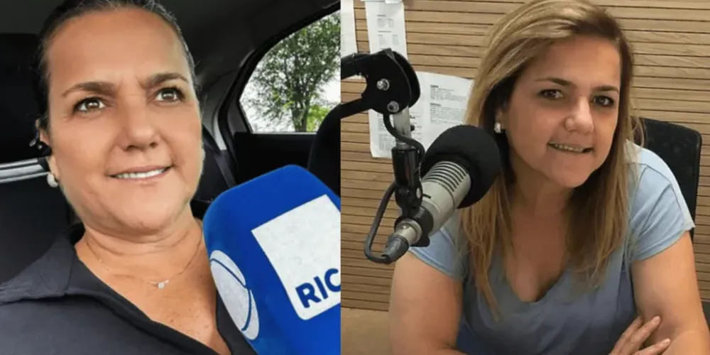 Taís Santana integrava a equipe de reportagem da RIC TV em Maringá