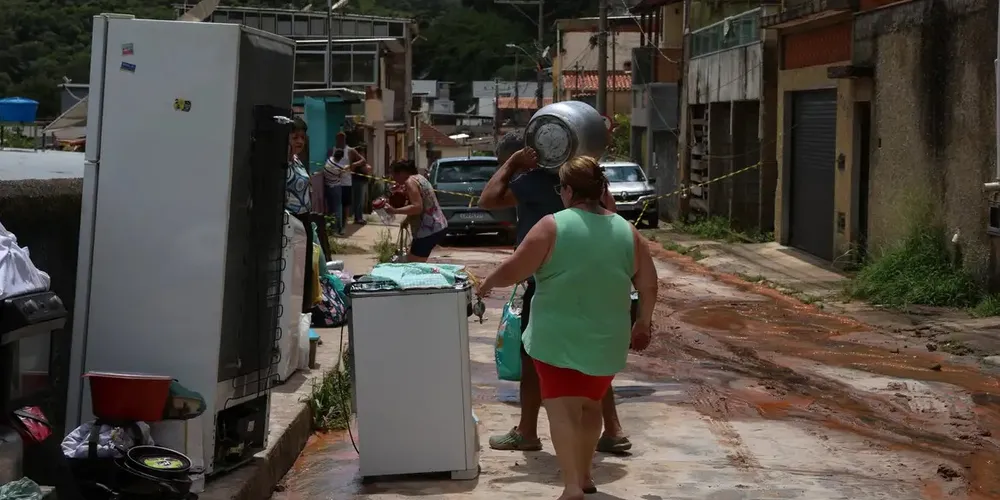 Zona da Mata Mineira foi castigada pelas fortes chuvas que atingem a região desde a última segunda-feira (23)
