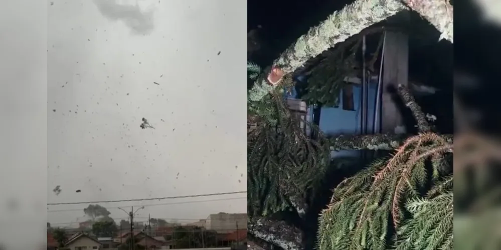 O fenômeno foi confirmado pelo Sistema de Tecnologia e Monitoramento Ambiental do Paraná (Simepar)