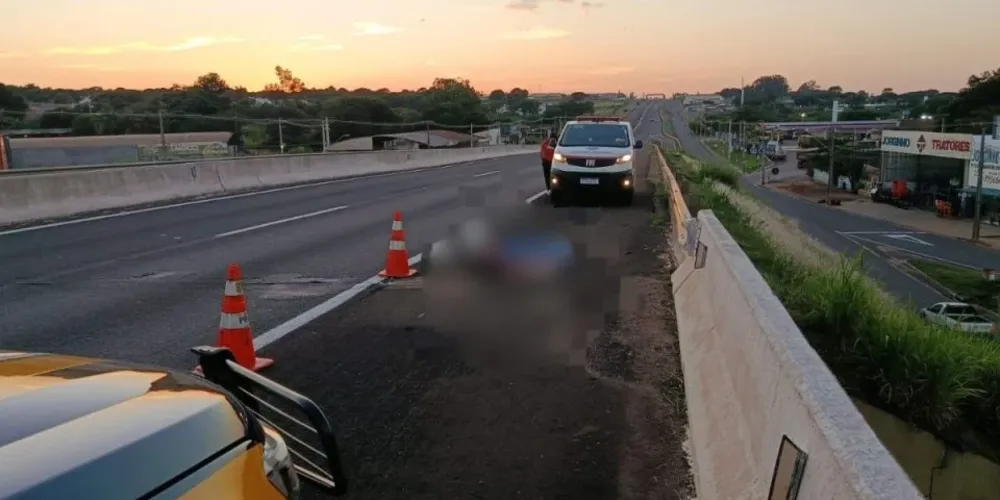 O motorista do veículo envolvido não permaneceu no local