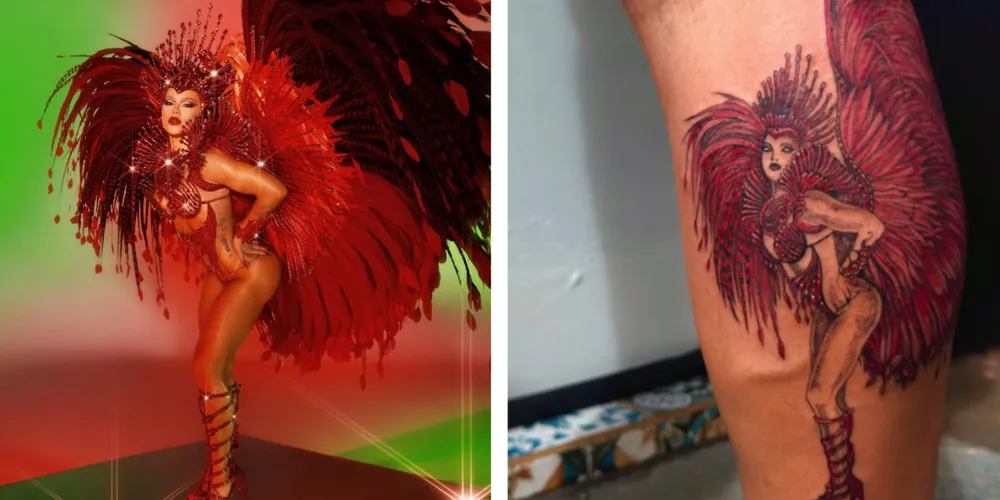 Fã faz tatuagem com foto de Virginia