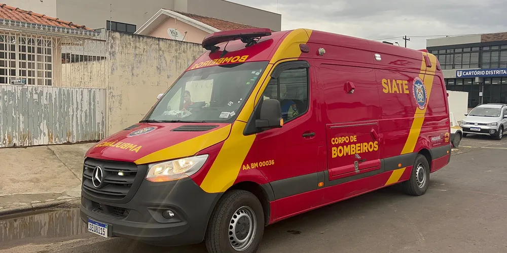 Equipe do Corpo de Bombeiros foi acionada para a ocorrência