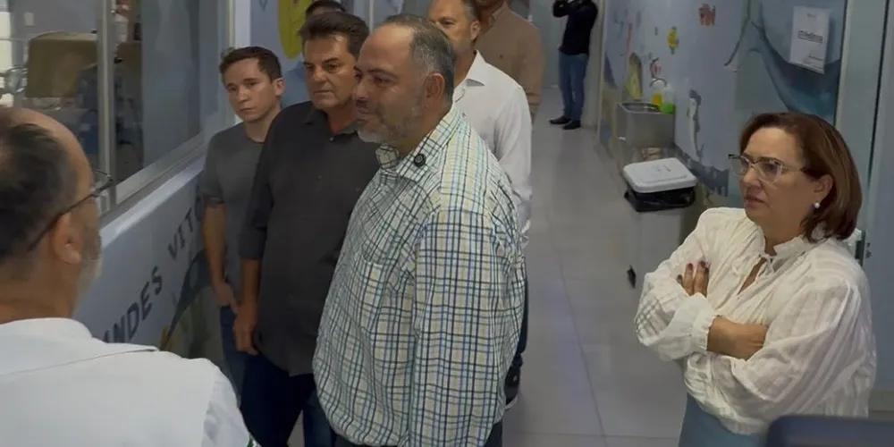 Rodrigo Estacho, Denilson Baitala e Artagão Junior conheceram as novas estruturas