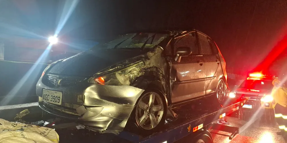 O motorista não sofreu ferimentos