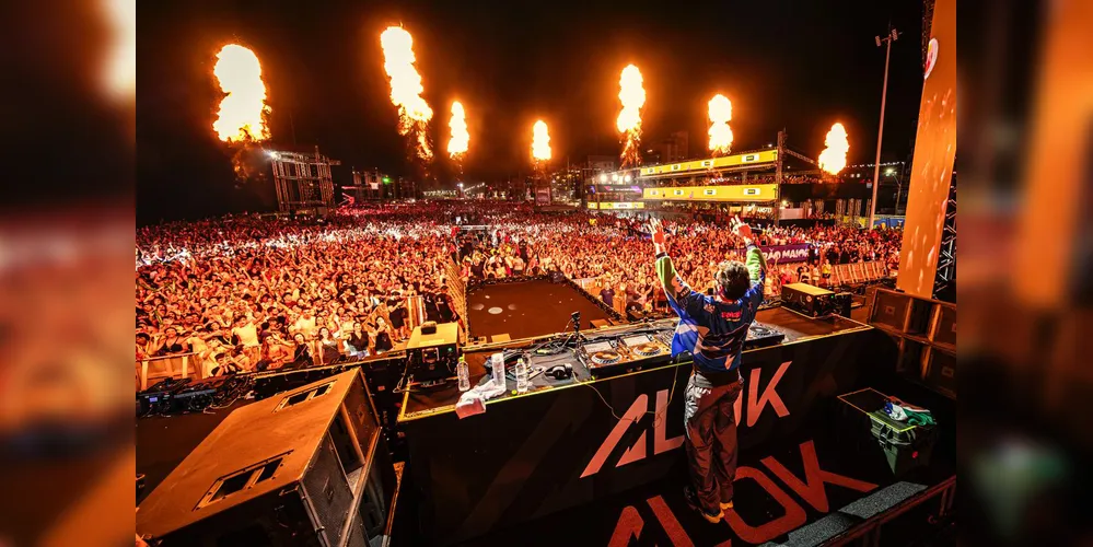 A abertura em Matinhos em 2026 ficou com o DJ Alok